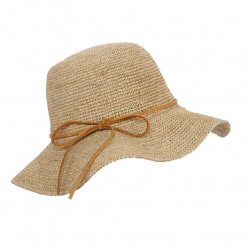 Aubri - Crochet Raffia Sun Hat