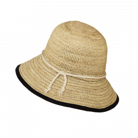 Marisol Standard - Crochet Raffia/Cotton Canvas Hat
