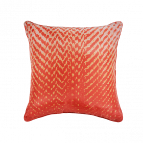 Alabaster 20x20 - Shibbori Silk Pillow Durosoft or Down