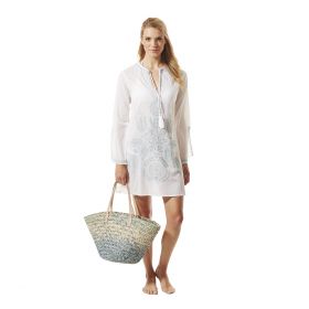 Avino - 100% Cotton Voile Tunic Dress