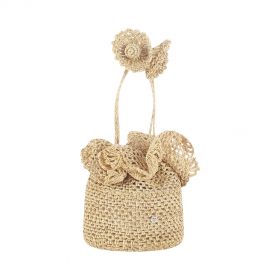 Charm - Crochet Raffia Wristlet