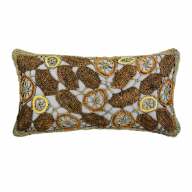 Fern 12x22 - Crochet Raffia Pillow Durosoft or Down