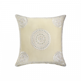 Stephanotis 24x24 - Cotton Voile Pillow Durosoft or Down